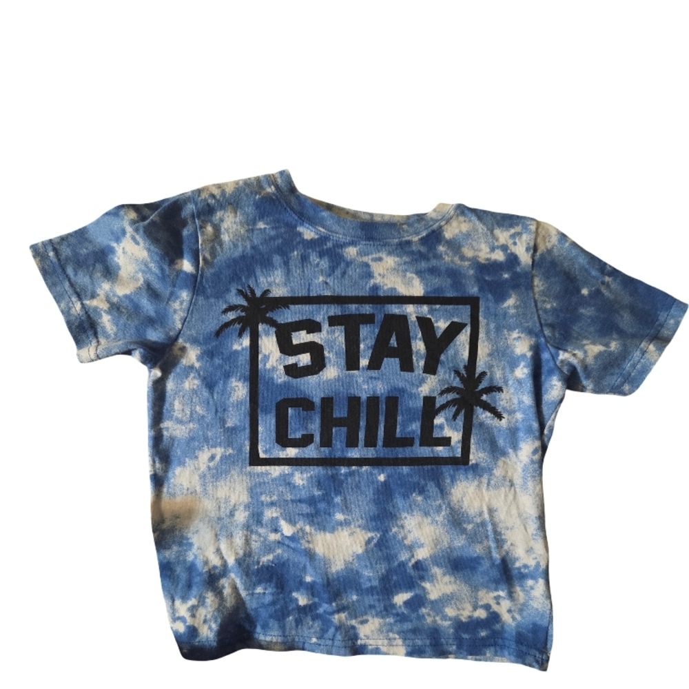 Garanimals Blue Tie-Dye 'Stay Chill' T-Shirt